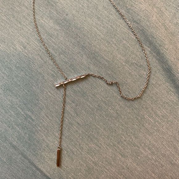 Silver bar necklace - Picture 1 of 6